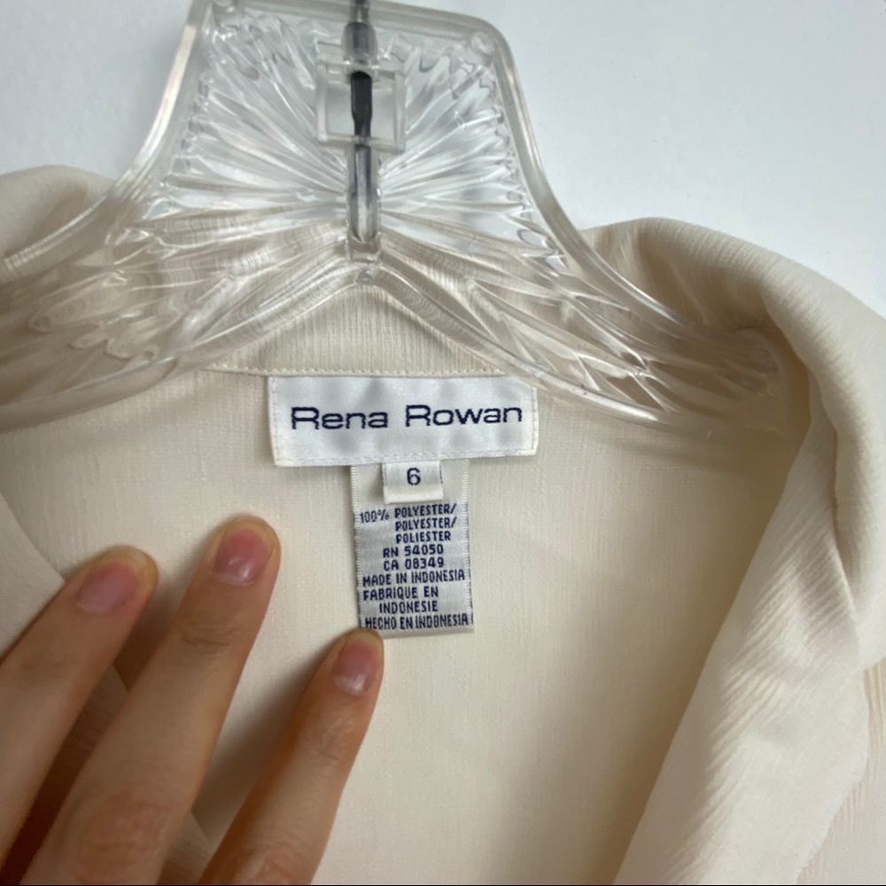 Vintage Rena Rowan Collared Button Down - Picture 5 of 5